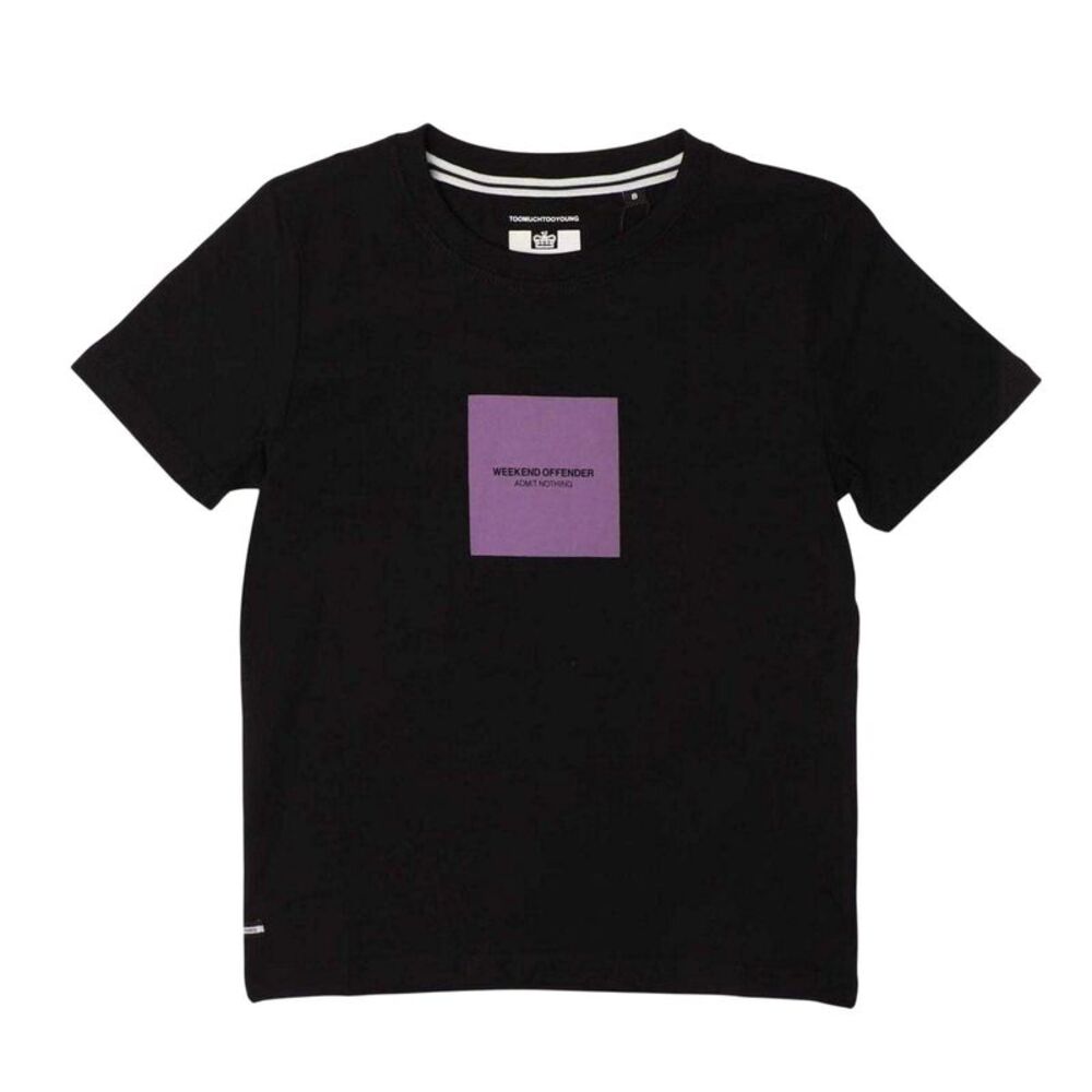 Weekend Offender Childrens/Kids Taqua Graphic T-Shirt / Black